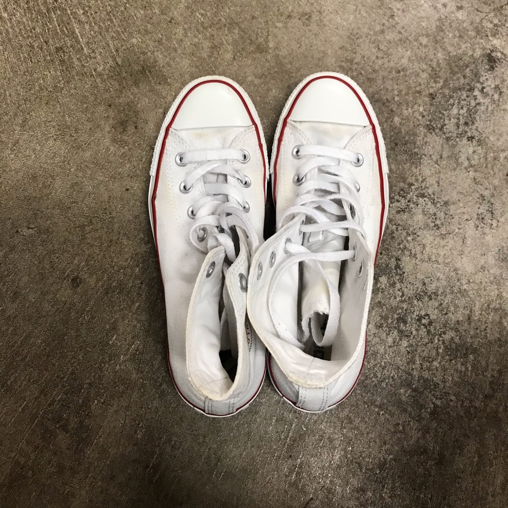 White Converse High Tops (Unisex)